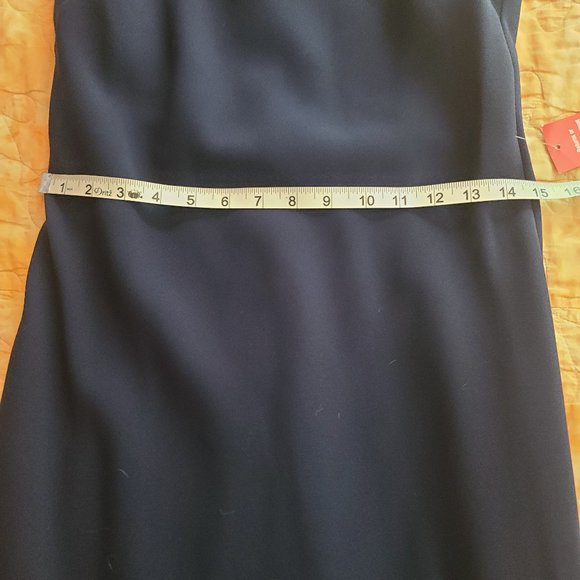 NWT Calvin Klein Navy Blue Formal Maxi Dress - Picture 7 of 13